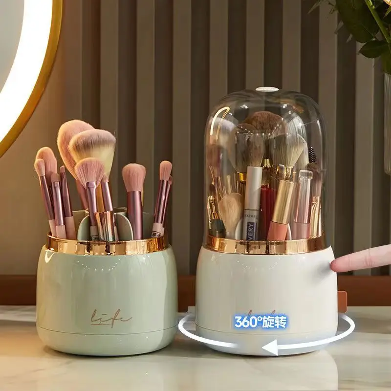 360°Rotating Cosmetics Organizer Makeup Brush Holder Dust-proof Makeup Storage Jewelry Organizer Pencil Case Lipstick Organizer
360°Rotating Cosmetics Organizer Makeup Brush Holder Dust-proof Makeup Storage Jewelry Organizer Pencil Case Lipstick Organizer