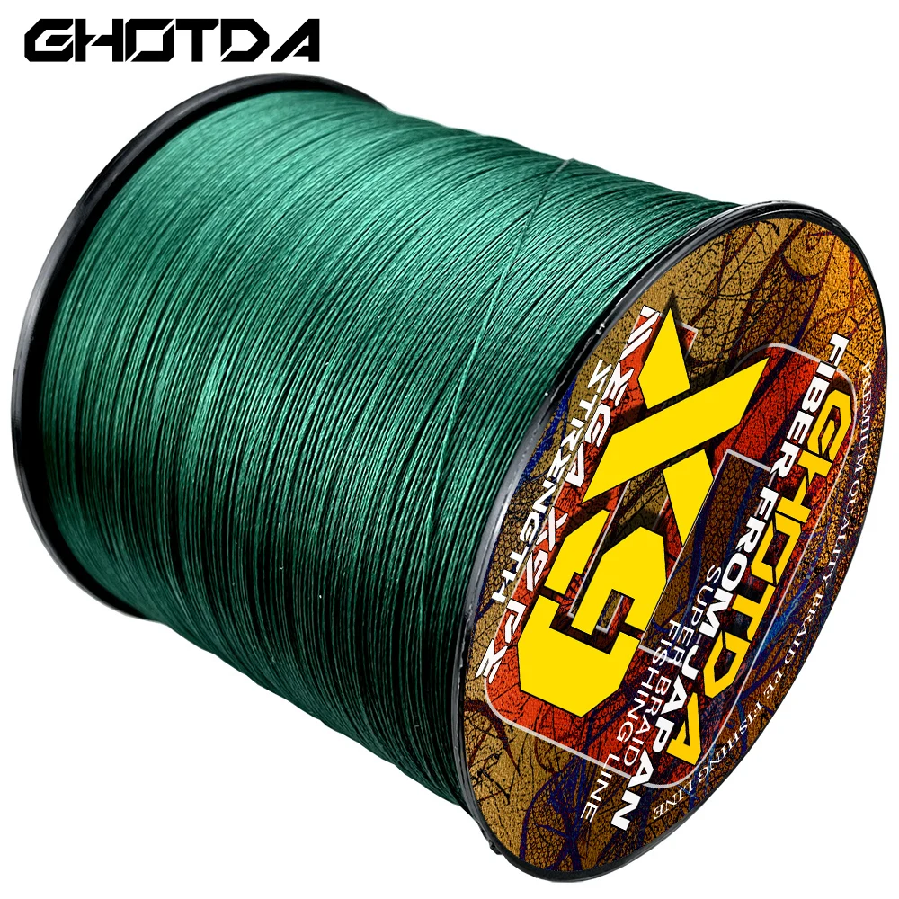 GHOTDA 9 Braided Strands Pesca Fishing Line 20-10LB 100M 300M 500M 1000M Multifilament Wire Carp PE Weave Extreme Saltwater
GHOTDA 9 Braided Strands Pesca Fishing Line 20-10LB 100M 300M 500M 1000M Multifilament Wire Carp PE Weave Extreme Saltwater