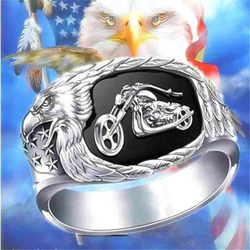 Freedom's Ride Lettering Hip Hop Locomotive Men Metal Ring Geometric Motorcycle Eagle Star Pattern Punk Ring Jewelry
Freedom's Ride Lettering Hip Hop Locomotive Men Metal Ring Geometric Motorcycle Eagle Star Pattern Punk Ring Jewelry