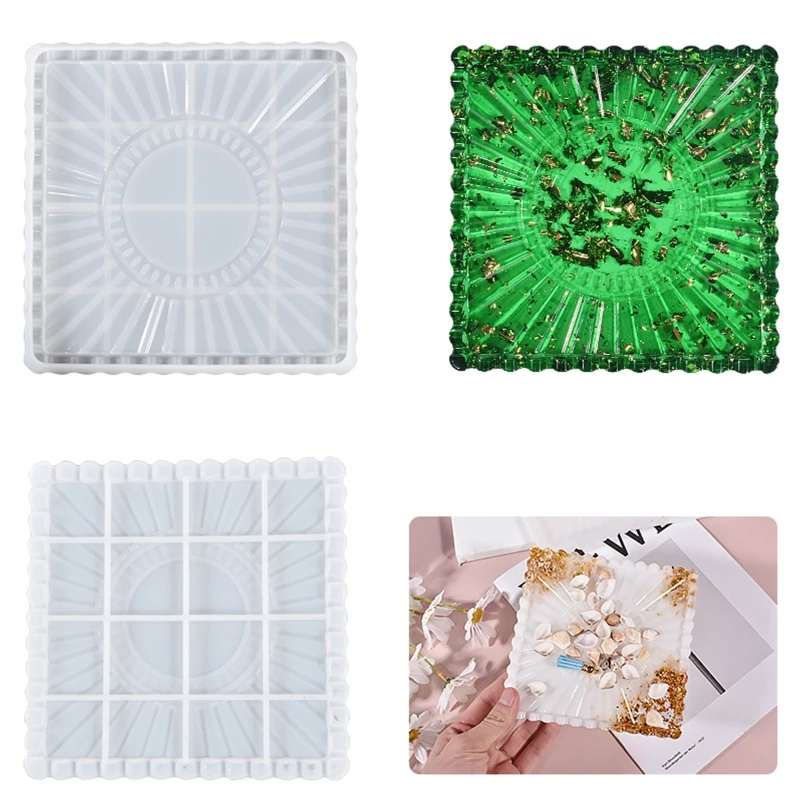 Silicone Tray Resin Molds Square Sunflower Plate Epoxy Resin Casting Mold for DIY Craft Fruit Dish Resin Casting Mold
Silicone Tray Resin Molds Square Sunflower Plate Epoxy Resin Casting Mold for DIY Craft Fruit Dish Resin Casting Mold