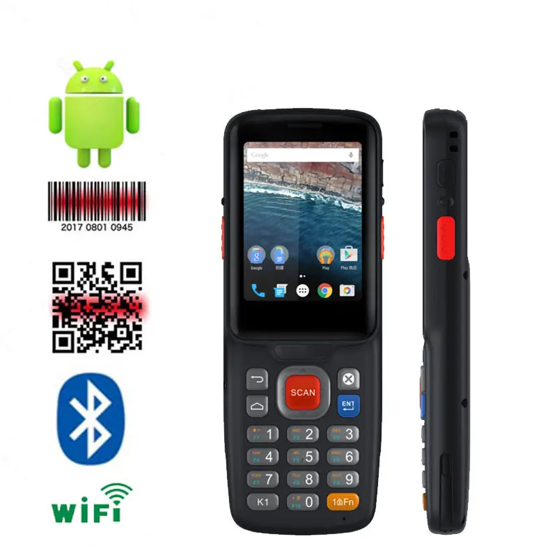 

Карманный терминал PDA на Android 10, сборщик данных КПК с Wi-Fi, 4G, Bluetooth, считыватель штрих-кода, 2D, QR, PDF417, терминал с сенсорным экраном, КПК