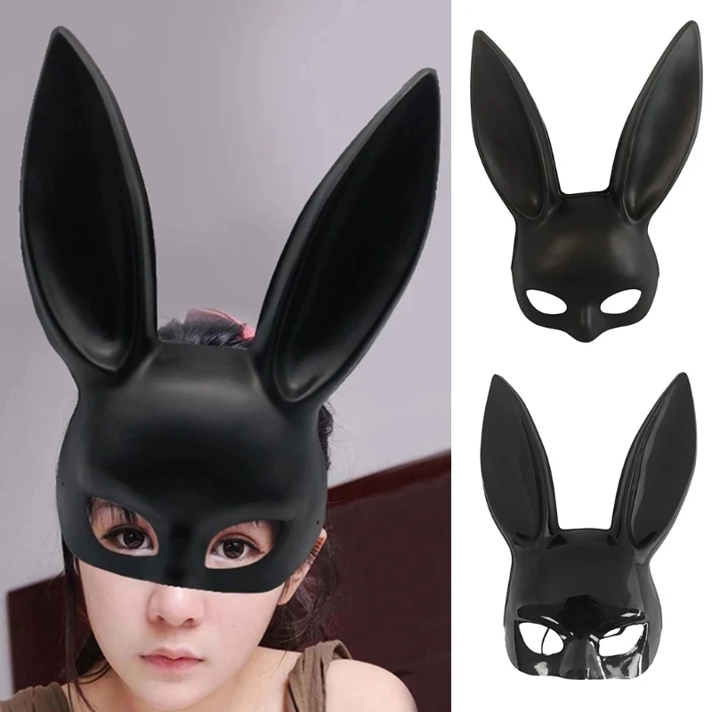 

Sexy Bunny Mask Cosplay Rabbit Ears Masks Party Bar Nightclub Christmas Carnival Masquerade Accessories Photography Props Masks