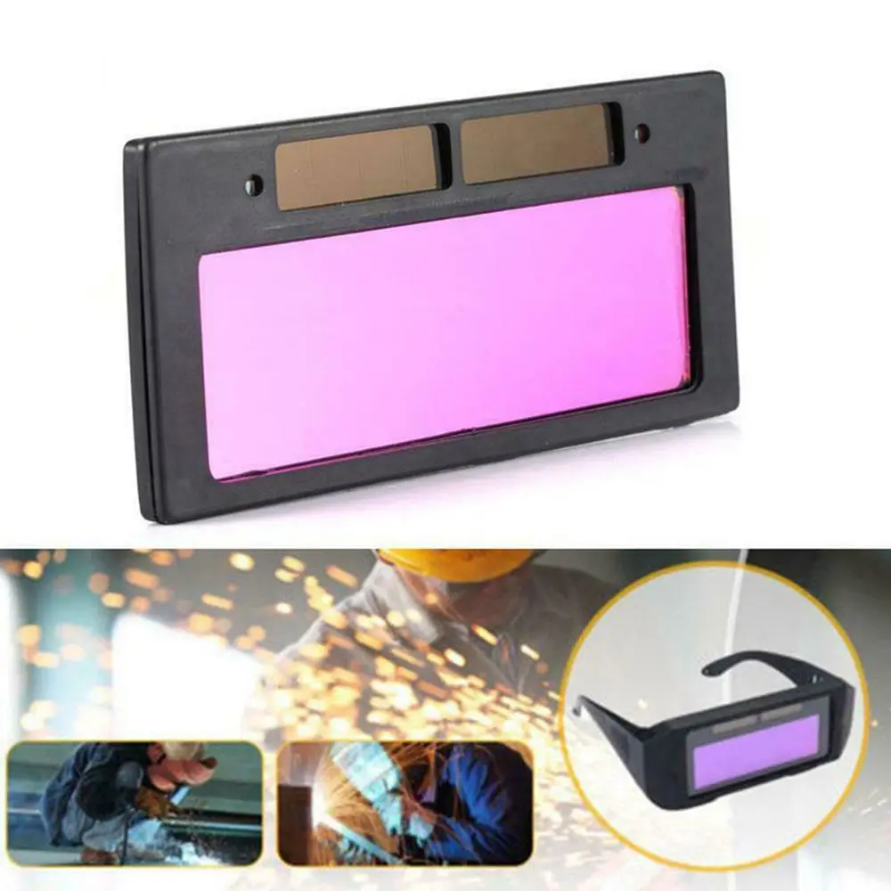 Welder Tool Solar Powered Auto Darkening Soldering Mask Filter Eyes Protector Welding Helmet Lens Safety Shield Visor
Welder Tool Solar Powered Auto Darkening Soldering Mask Filter Eyes Protector Welding Helmet Lens Safety Shield Visor