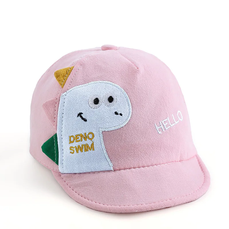

Korean Fashion Cute Cartoon Baby Kids Dinosaur Hats Boys Girls Visors Children Outdoor Sun Hats Kids Caps 1-4years Old