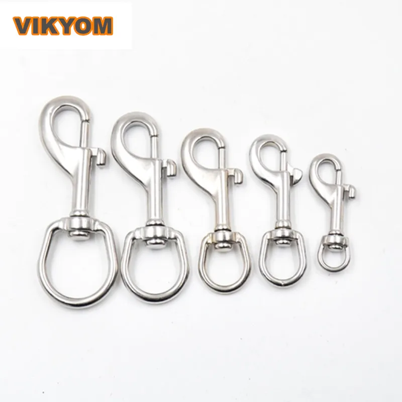2 Pcs Rotary Buckle Single Head Pet Hook Chain Stainless Steel Universal Spring Diving Traction Rope Safety Lock Does Not Rust
2 Pcs Rotary Buckle Single Head Pet Hook Chain Stainless Steel Universal Spring Diving Traction Rope Safety Lock Does Not Rust