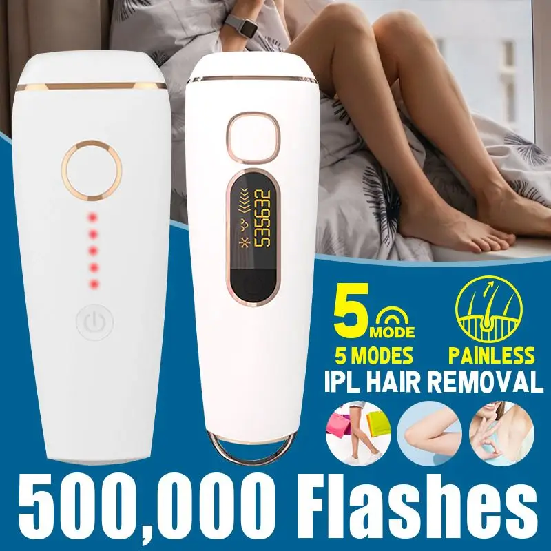 Epilator Laser Hair Removal Device LCD Screen 500,000 Flashes IPL Laser Hair Removal With Glasses Five Settings
Epilator Laser Hair Removal Device LCD Screen 500,000 Flashes IPL Laser Hair Removal With Glasses Five Settings