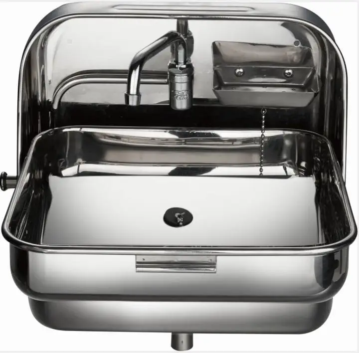 rv motorhomes caravan kitchen stainless steel wall mounted sink with foldingg water faucet for boat yacht GR-595
rv motorhomes caravan kitchen stainless steel wall mounted sink with foldingg water faucet for boat yacht GR-595