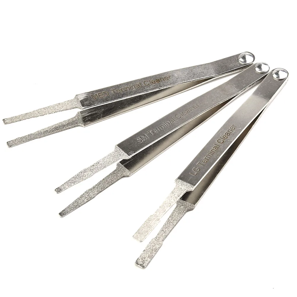 For Spade Terminals Cleaning Tool Tweezer Electric Terminal Cleaner For Cleaning Flat Remove Corrosion,Extend Harness Life
For Spade Terminals Cleaning Tool Tweezer Electric Terminal Cleaner For Cleaning Flat Remove Corrosion,Extend Harness Life