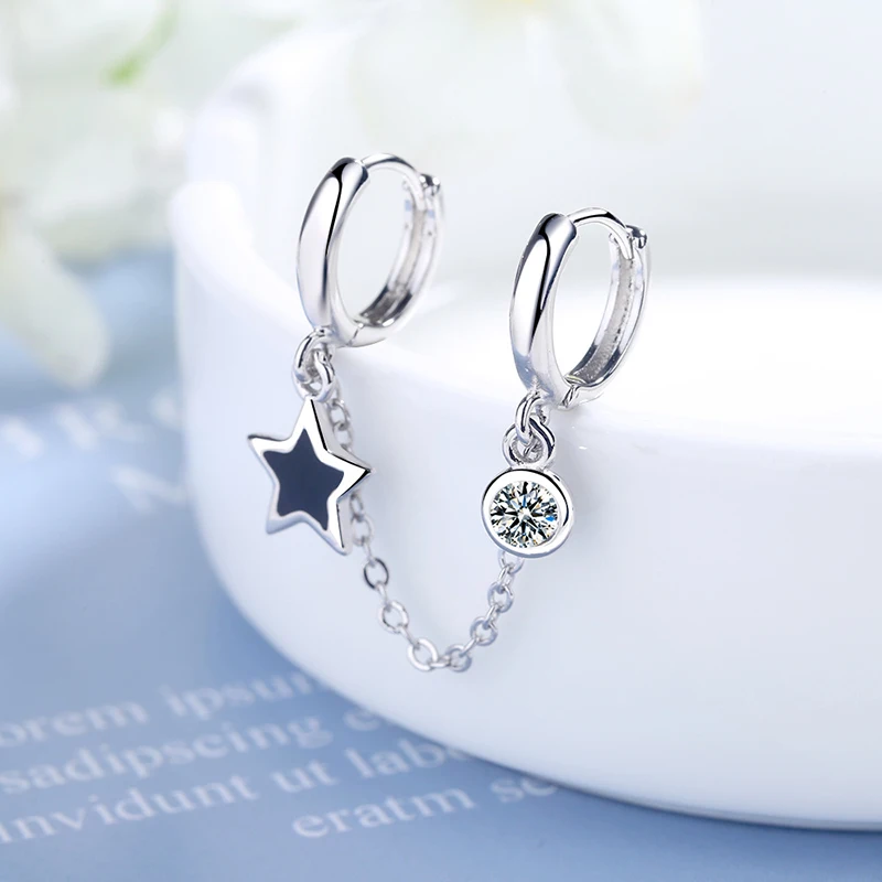 Single Ear Hoop Earrings For Women Fashion Silver Color Star Zirconia Helix Piercing Earrings Party Trendy Woman Jewelry 2022
Single Ear Hoop Earrings For Women Fashion Silver Color Star Zirconia Helix Piercing Earrings Party Trendy Woman Jewelry 2022