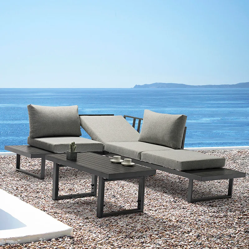 Three-piece set of outdoor furniture, sofa, coffee table, simple villa courtyard sofa bed, outdoor leisure sofa combination
Three-piece set of outdoor furniture, sofa, coffee table, simple villa courtyard sofa bed, outdoor leisure sofa combination