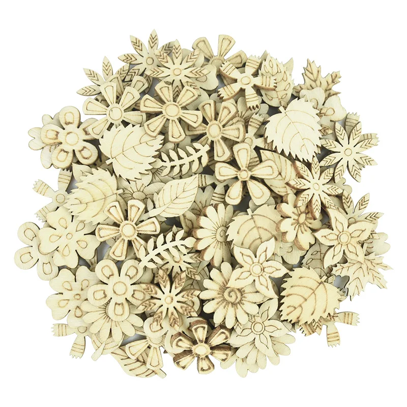 30/100pcs Mix Wooden Pieces Unfinished Blank Flower Leaf Cutouts Slice DIY Wooden Art Decoration Home Party Doodle Scrapbooking
30/100pcs Mix Wooden Pieces Unfinished Blank Flower Leaf Cutouts Slice DIY Wooden Art Decoration Home Party Doodle Scrapbooking