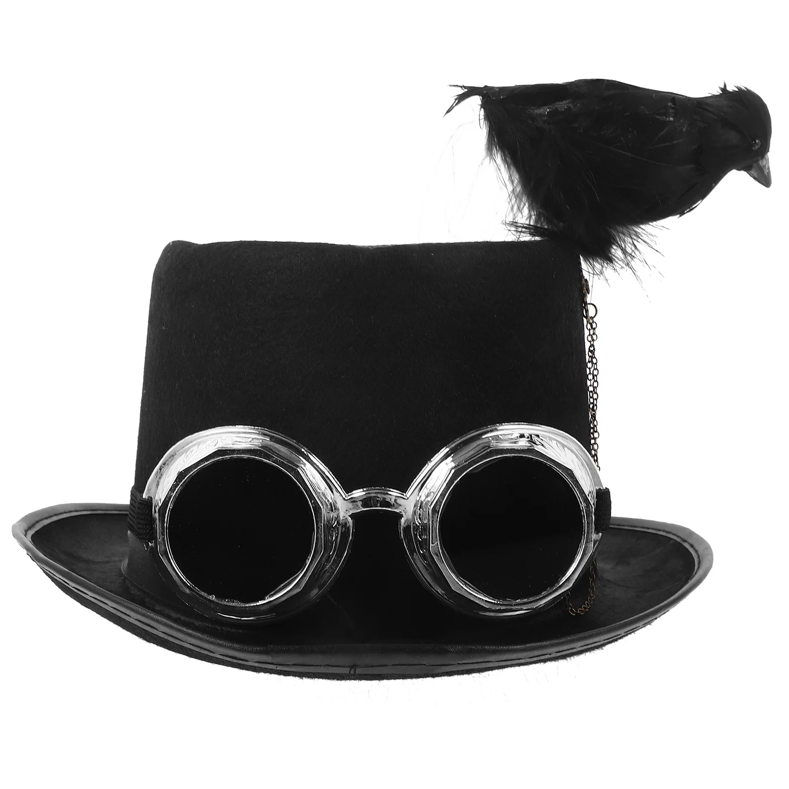 Black Steampunk Hats with Goggles Industrial Style Steampunk Hat Vintage Gentleman Hat Party Costume Accessories
Black Steampunk Hats with Goggles Industrial Style Steampunk Hat Vintage Gentleman Hat Party Costume Accessories