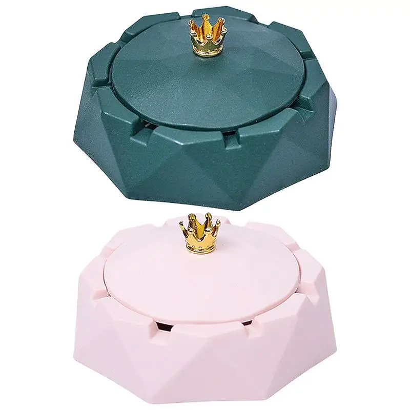 Stainless Steel Ashtray With Lids Windproof Cigarettes Storage Tray Heat Resistant Ashtray Container For Home Smoking Accessory 
Stainless Steel Ashtray With Lids Windproof Cigarettes Storage Tray Heat Resistant Ashtray Container For Home Smoking Accessory