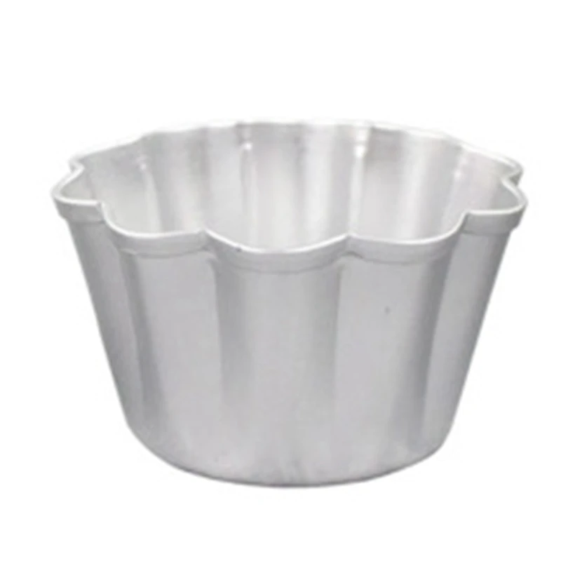 

10Pcs Aluminum Flat Eight Flowers Cake Mold Bread Moulds Pudding Ans Chocolate Baking Tools Kitchen Accessories
