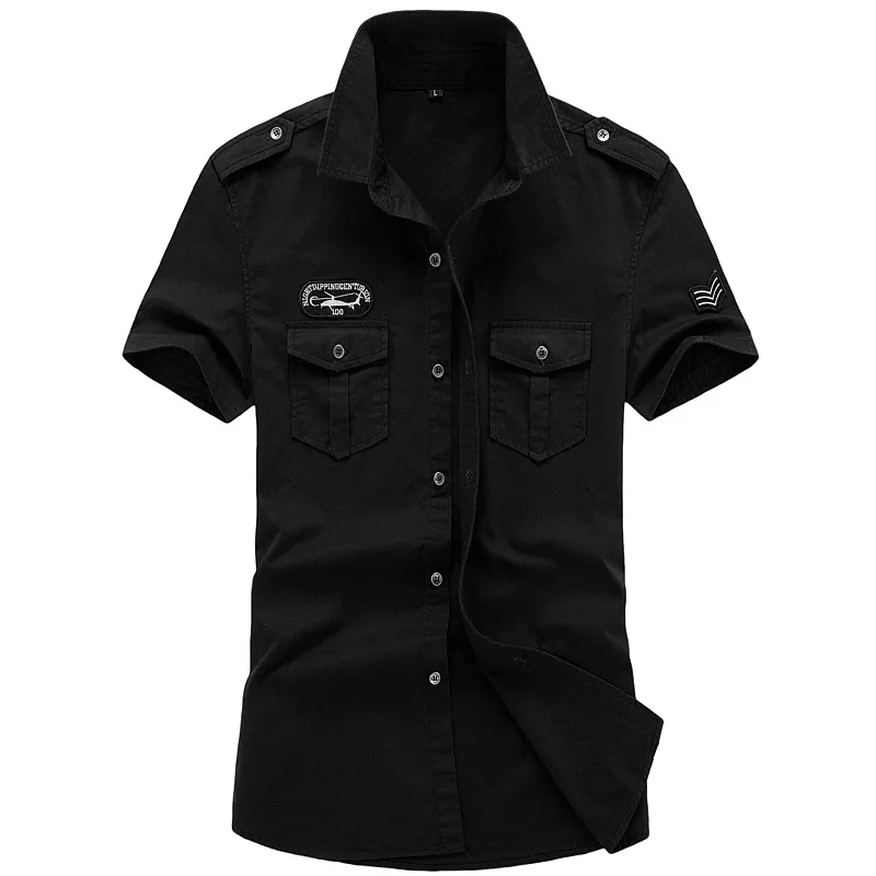 Summer Military Shirt Men Cotton Short Sleeve 101 Airborne Tactical Air Assault Shirts Male Casual Big Size M-6XL Camisa Militar
Summer Military Shirt Men Cotton Short Sleeve 101 Airborne Tactical Air Assault Shirts Male Casual Big Size M-6XL Camisa Militar