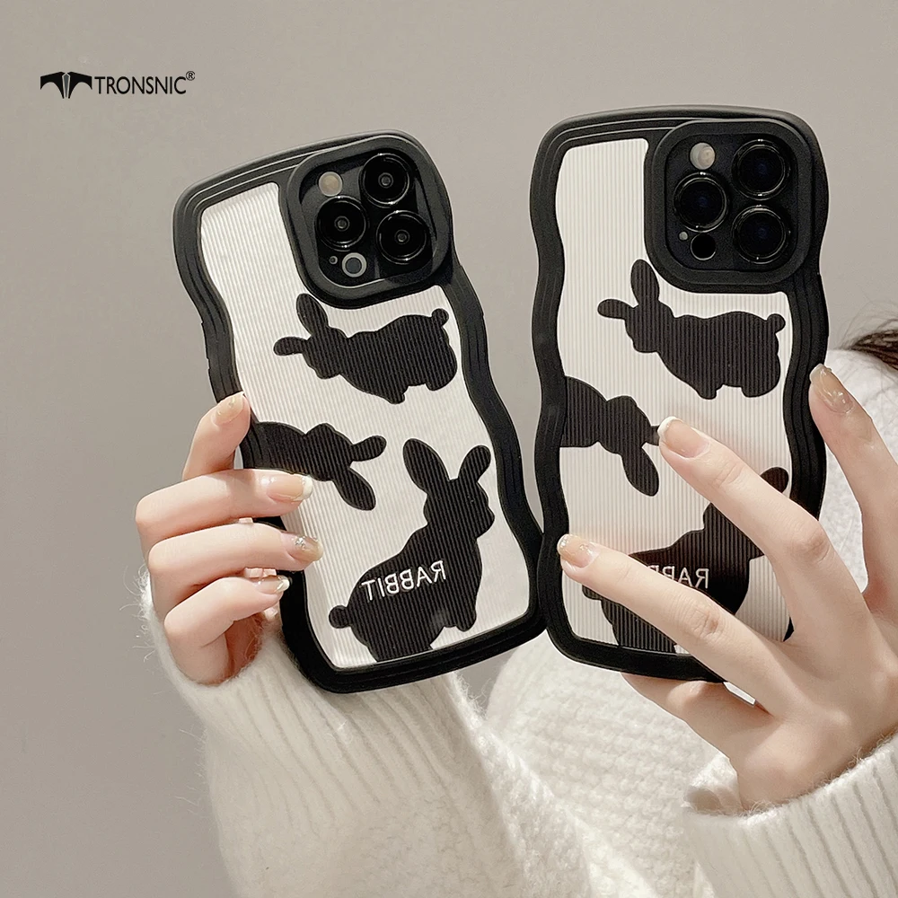 Artistic Rabbit Wave Phone Cases For iPhone 14 Plus 13 12 11 Pro Xs Max XR X 7 8 Cute Animal Shadow Black White Soft Cover Funda
Artistic Rabbit Wave Phone Cases For iPhone 14 Plus 13 12 11 Pro Xs Max XR X 7 8 Cute Animal Shadow Black White Soft Cover Funda