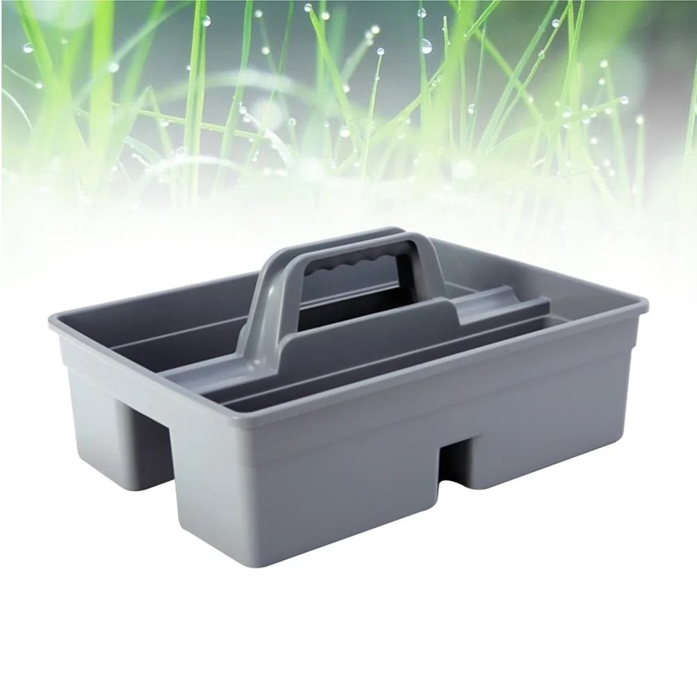 Portable Tool Basket Plastic Organizer Box Storage Tray Handle Boxes Cleaning Dual Sides
Portable Tool Basket Plastic Organizer Box Storage Tray Handle Boxes Cleaning Dual Sides