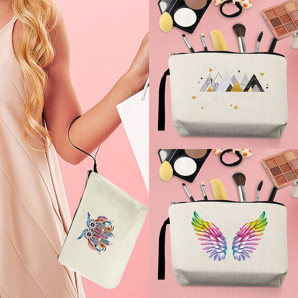 Cosmetic Bag Feather Shape Series Travel Pack Storage Mobile Phone Makeup Pouch Wallet Portable Storage Package Pencil Cases
Cosmetic Bag Feather Shape Series Travel Pack Storage Mobile Phone Makeup Pouch Wallet Portable Storage Package Pencil Cases