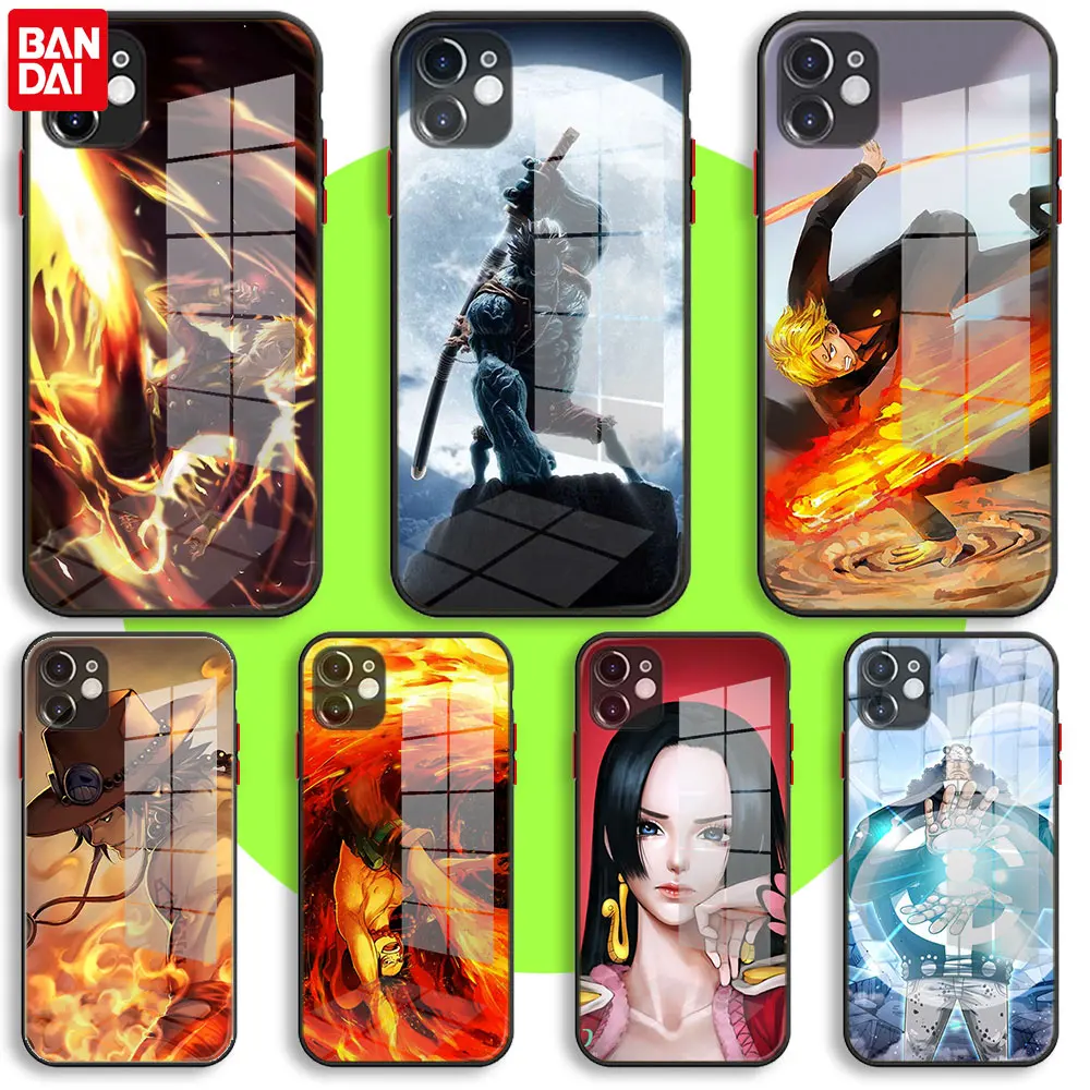 BANDAI Black Soft Glass Case For iPhone 13 11 12 Mini Pro Max XS XR X 7 8 6 Plus SE2 Silicone Cover One Piece fire Fashion
BANDAI Black Soft Glass Case For iPhone 13 11 12 Mini Pro Max XS XR X 7 8 6 Plus SE2 Silicone Cover One Piece fire Fashion