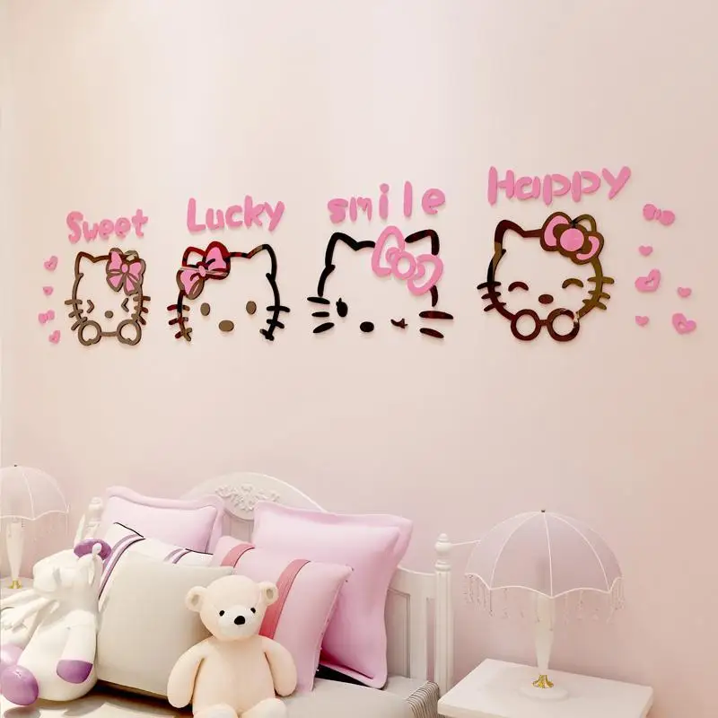 Kawaii Sanrio Hellokitty Cartoon 3d Wall Stickers DIY Children Princess Room Bedroom Bed Decorative Wall Stickers
Kawaii Sanrio Hellokitty Cartoon 3d Wall Stickers DIY Children Princess Room Bedroom Bed Decorative Wall Stickers