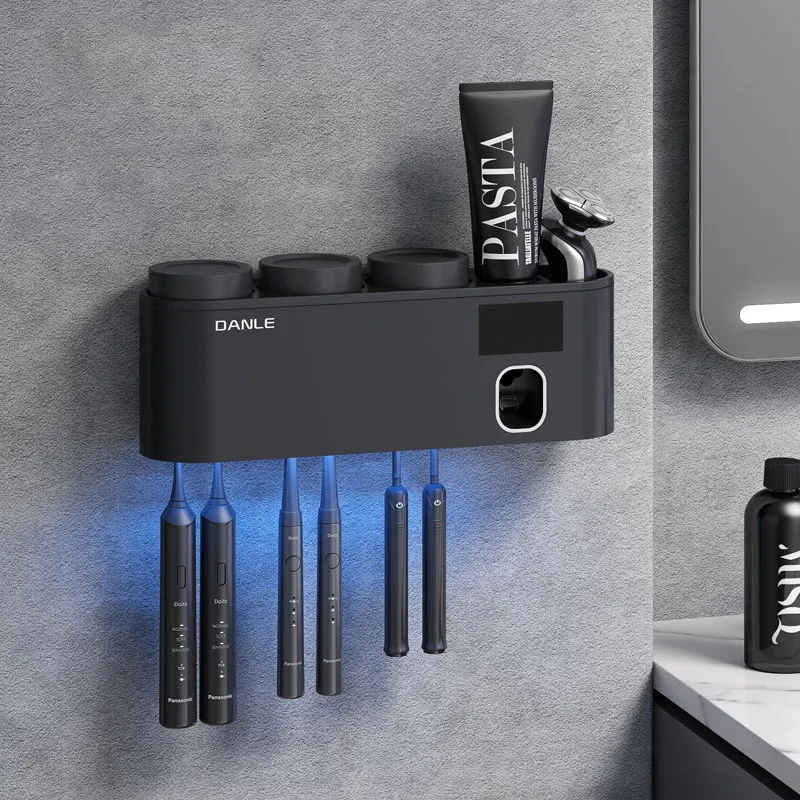 Стойка для хранения электрической зубной щетки в ванную комнату без гвоздей, Ультрафиолетовый Стерилизатор зубных щеток, умная чашка для с... 
Стойка для хранения электрической зубной щетки в ванную комнату без гвоздей, Ультрафиолетовый Стерилизатор зубных щеток, умная чашка для с...