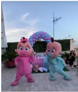 2 pcs Adult Hot Sale Both Baby Boy And Girl Mascot Costume Christmas Fancy Dress Halloween Mascot Costume
2 pcs Adult Hot Sale Both Baby Boy And Girl Mascot Costume Christmas Fancy Dress Halloween Mascot Costume