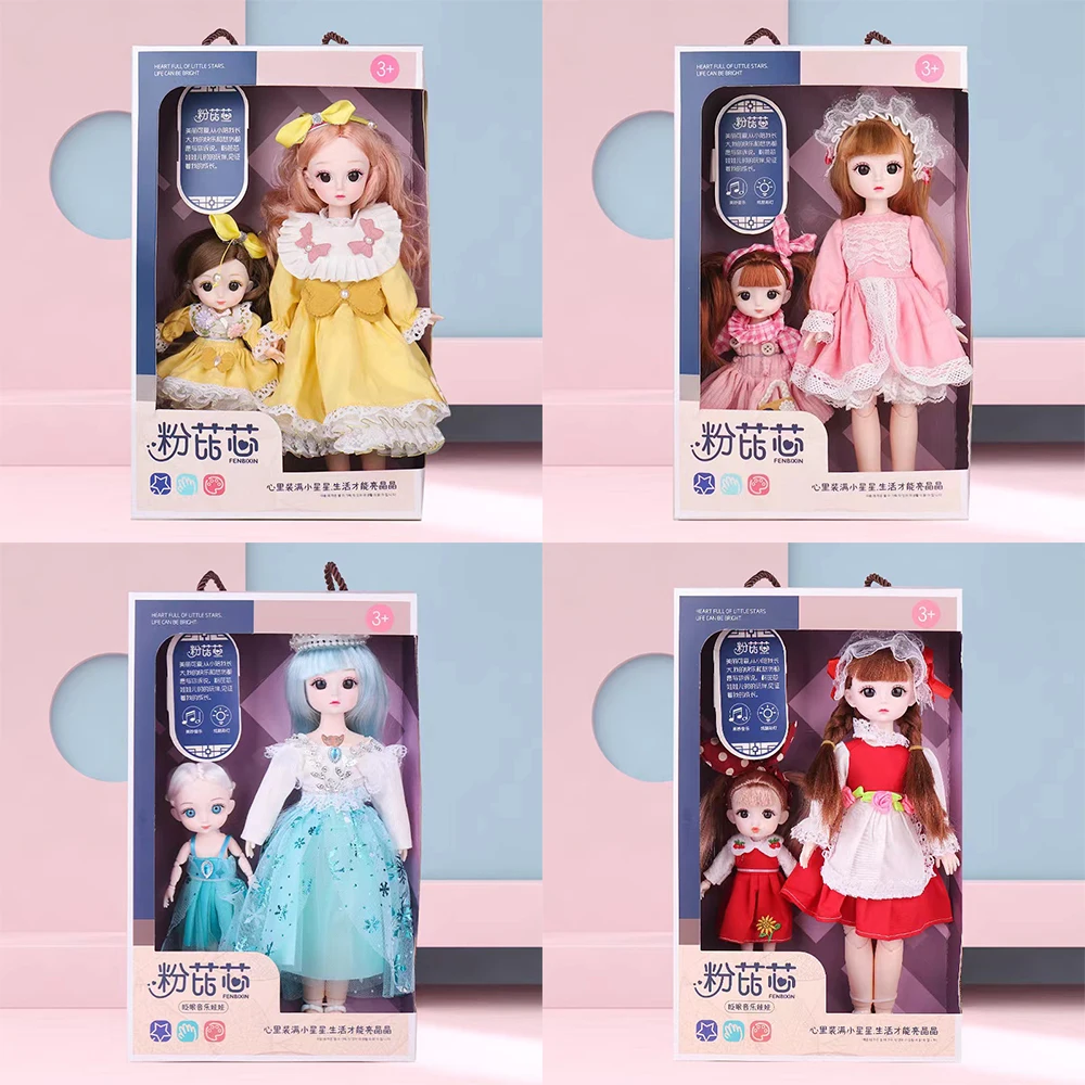 30CM BJD Doll+17CM BJD Doll Ball Jointed Body Cute Paren-child Combination Doll With Fashion Clothes DIY Kids Toys For Girl Gift
30CM BJD Doll+17CM BJD Doll Ball Jointed Body Cute Paren-child Combination Doll With Fashion Clothes DIY Kids Toys For Girl Gift
