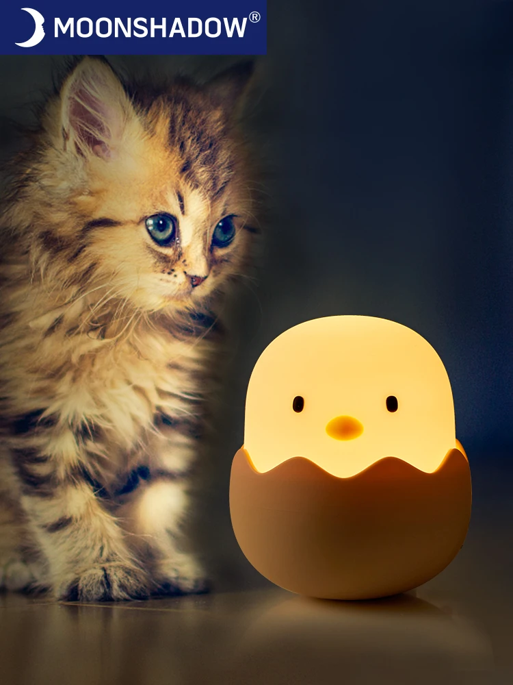 Led Children Night Light For Kids Soft Silicone USB Rechargeable Bedroom Decor Gift Animal Chick Touch Night Lamp MOONSHADOW
Led Children Night Light For Kids Soft Silicone USB Rechargeable Bedroom Decor Gift Animal Chick Touch Night Lamp MOONSHADOW