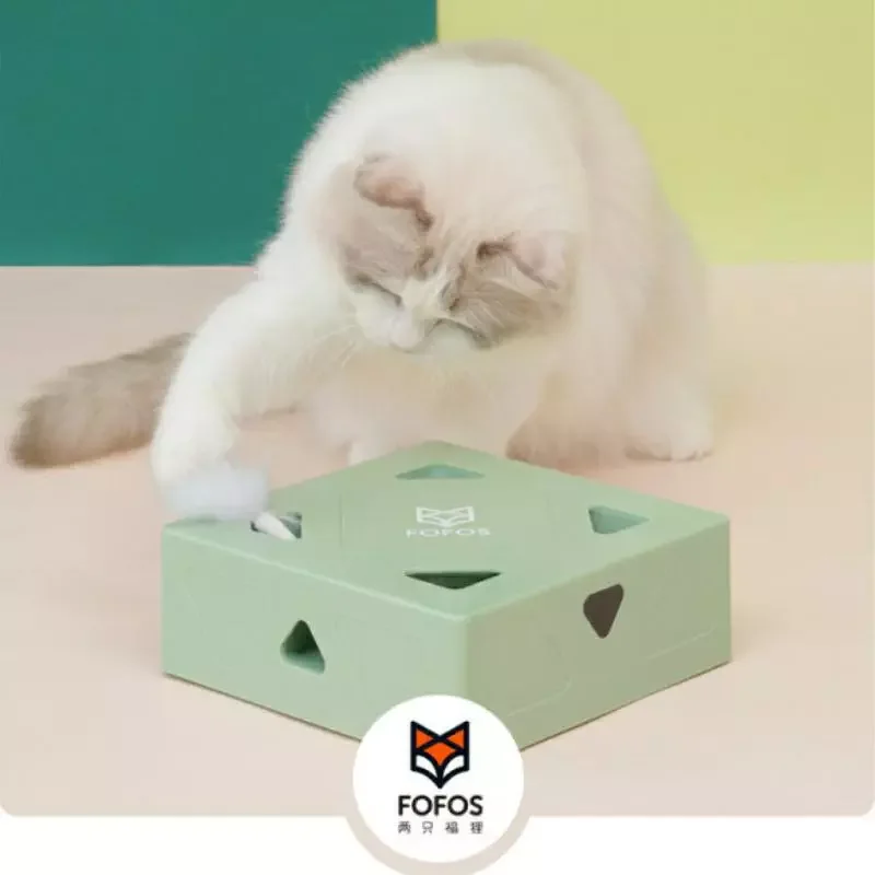 Pet cat toy square magic box smart funny cat stick crazy game interactive cat fur toy cat and mouse
Pet cat toy square magic box smart funny cat stick crazy game interactive cat fur toy cat and mouse