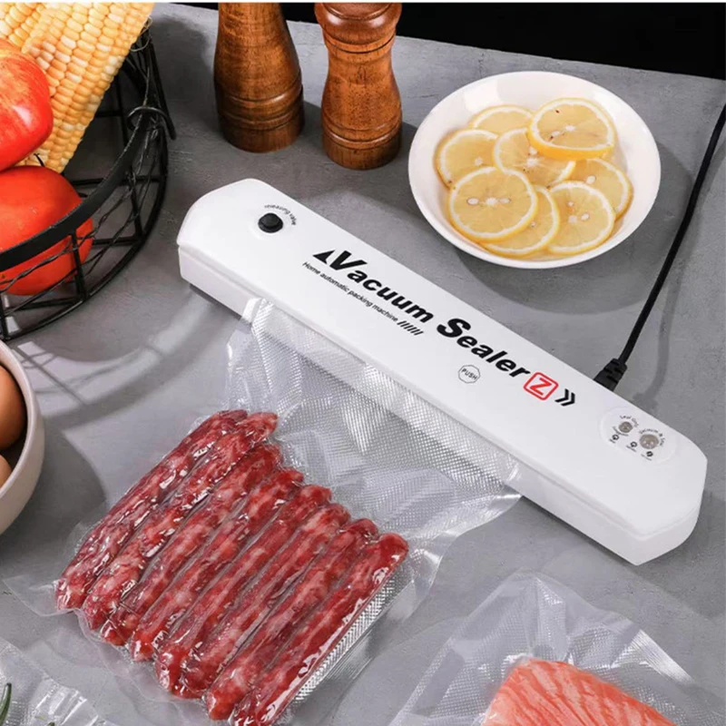 New Electric Vacuum Sealer For Food Kitchen VacuumPackaging Machine Household Automatic Vaccum Packer With 10 Pcs Bags
New Electric Vacuum Sealer For Food Kitchen VacuumPackaging Machine Household Automatic Vaccum Packer With 10 Pcs Bags