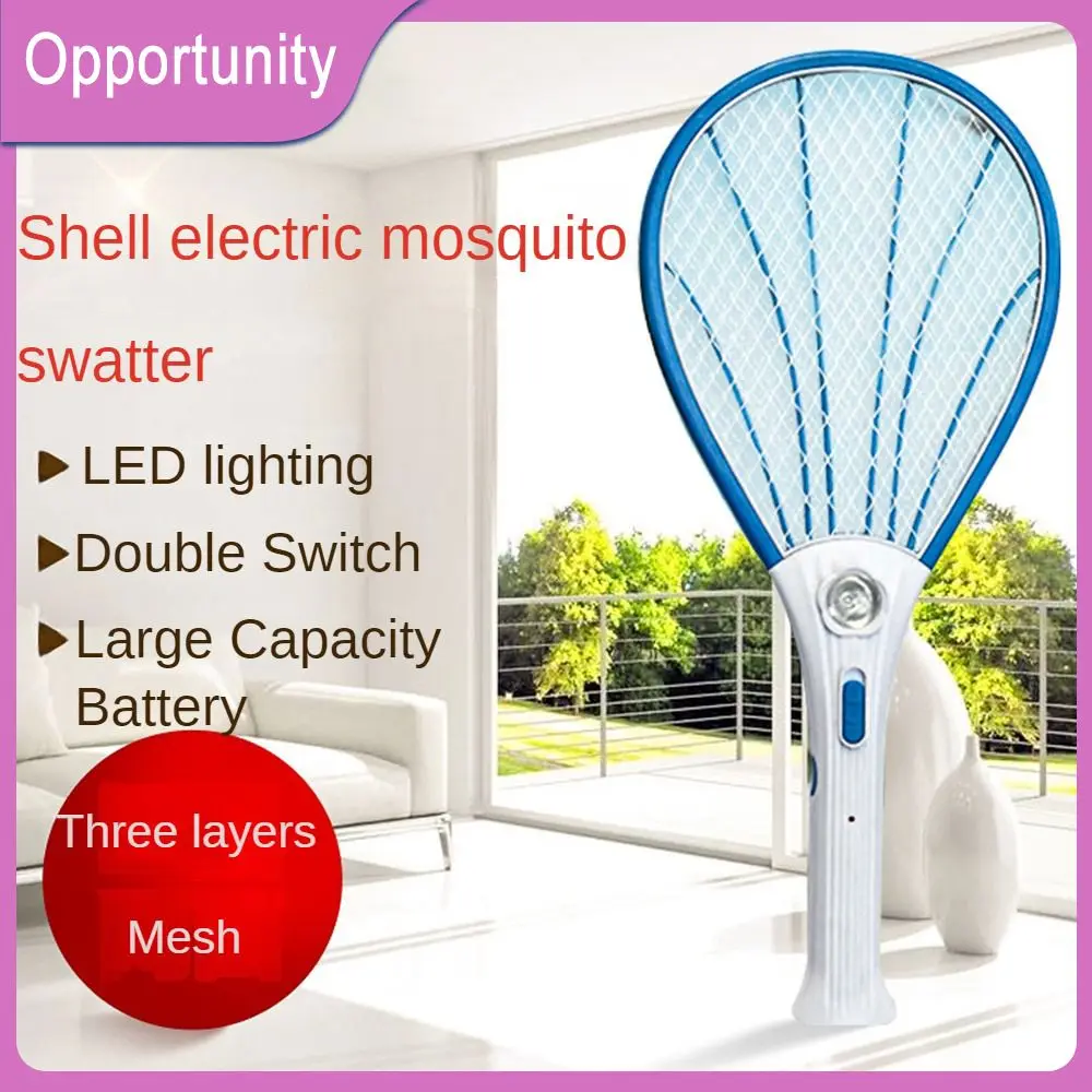 Instant Shock Fly Swatter Three-layer Large Mesh Mosquito Killer Led Lighting Rechargeable Anti-electric Anti-electric Shock
Instant Shock Fly Swatter Three-layer Large Mesh Mosquito Killer Led Lighting Rechargeable Anti-electric Anti-electric Shock