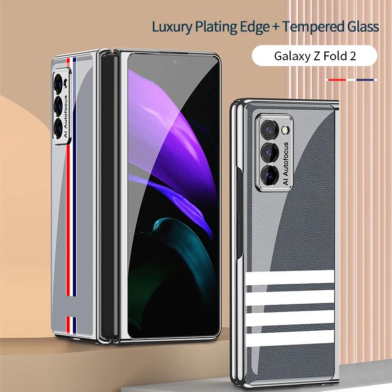 GKK Luxury Pattern Glass Fold Case For Samsung Galaxy Z Fold 2 Case ShockProof Full Protective Hard Cover For Samsung Z Fold 2
GKK Luxury Pattern Glass Fold Case For Samsung Galaxy Z Fold 2 Case ShockProof Full Protective Hard Cover For Samsung Z Fold 2