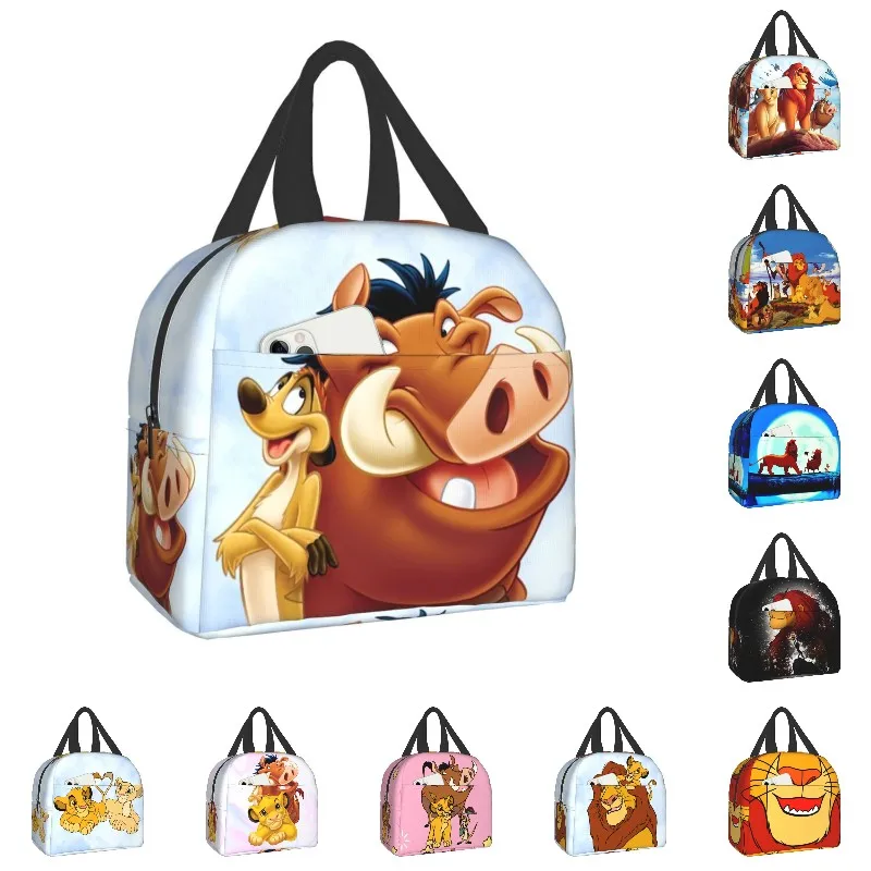 Cartoon Movie King Lion Simba Insulated Lunch Bag for Women Kid Portable Cooler Thermal Food Lunch Box School Work Travel Picnic
Cartoon Movie King Lion Simba Insulated Lunch Bag for Women Kid Portable Cooler Thermal Food Lunch Box School Work Travel Picnic