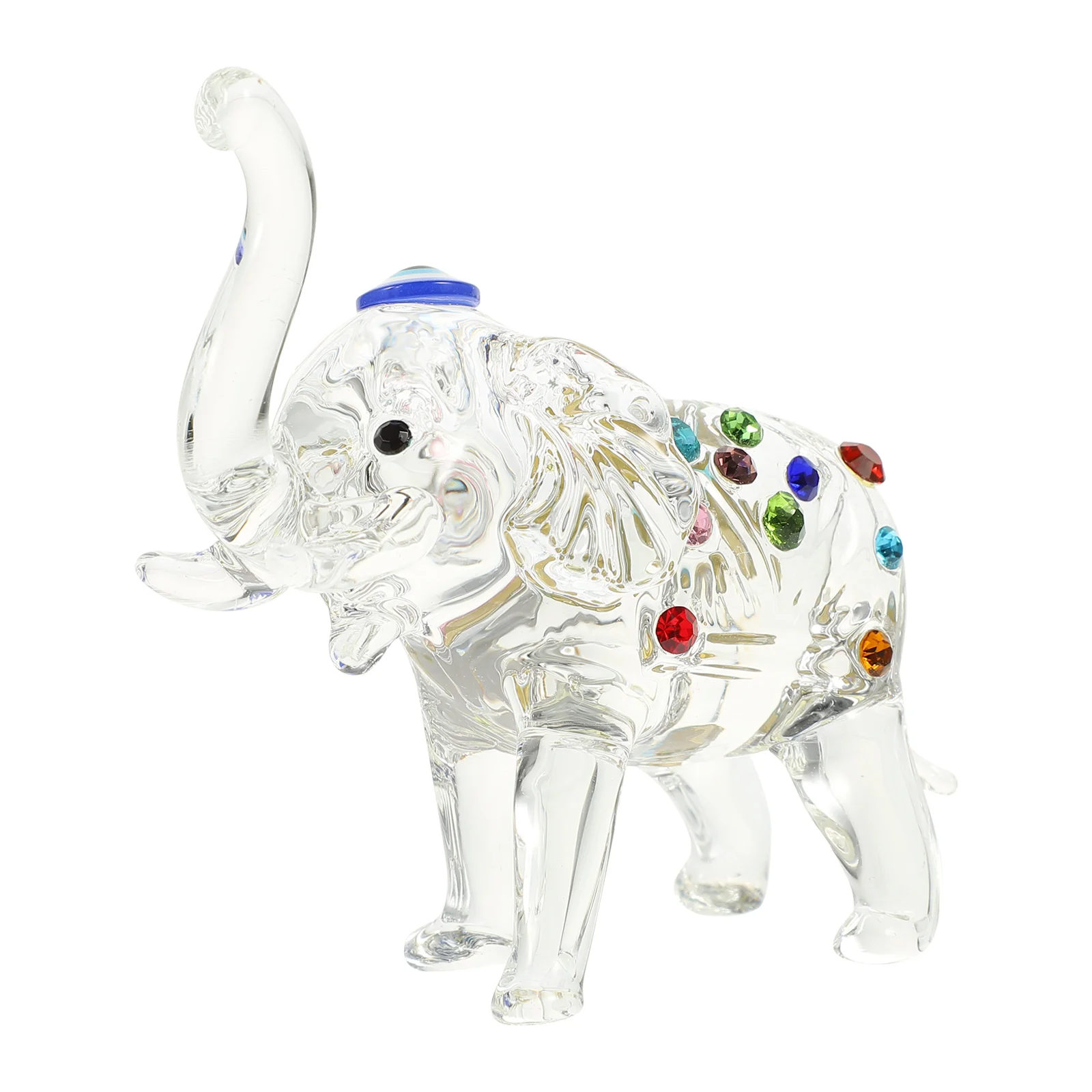 Elephant Crystal Glass Figurines Ornament Statue Animal Blown Hand Decor Paperweight Sculpture Figurine Clear Miniature
Elephant Crystal Glass Figurines Ornament Statue Animal Blown Hand Decor Paperweight Sculpture Figurine Clear Miniature
