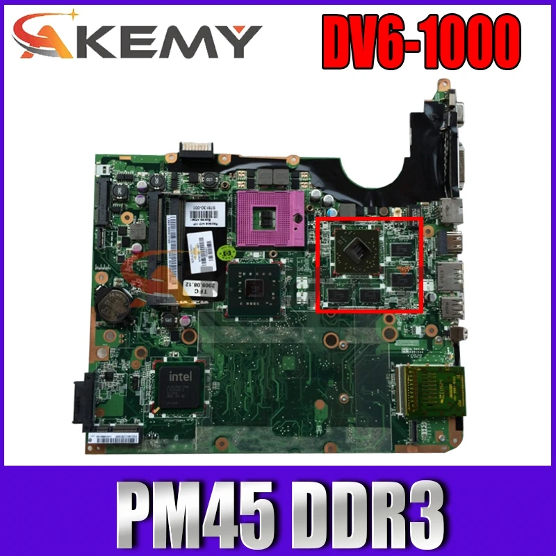 AKemy578377-001 Laptop motherboard For Hp Pavilion DV6 DV6-1000 Main board PM45 DDR3 with Graphics Card
AKemy578377-001 Laptop motherboard For Hp Pavilion DV6 DV6-1000 Main board PM45 DDR3 with Graphics Card