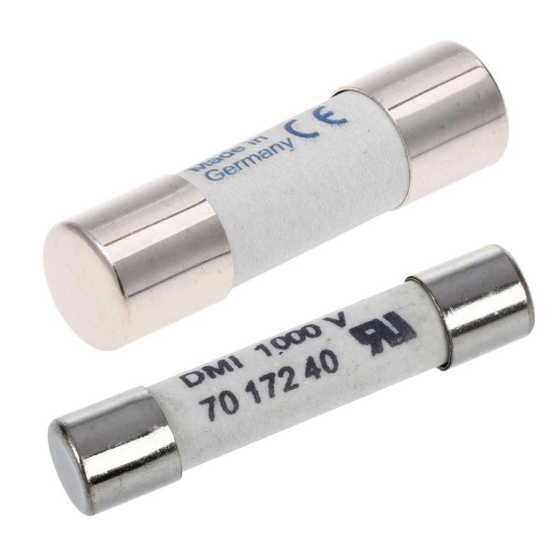 2 Pcs 1000V White Ceramic Fuse For Multimeter, 1 Pcs 6.3 X 32Mm & 1 Pcs 10 X 38Mm
2 Pcs 1000V White Ceramic Fuse For Multimeter, 1 Pcs 6.3 X 32Mm & 1 Pcs 10 X 38Mm