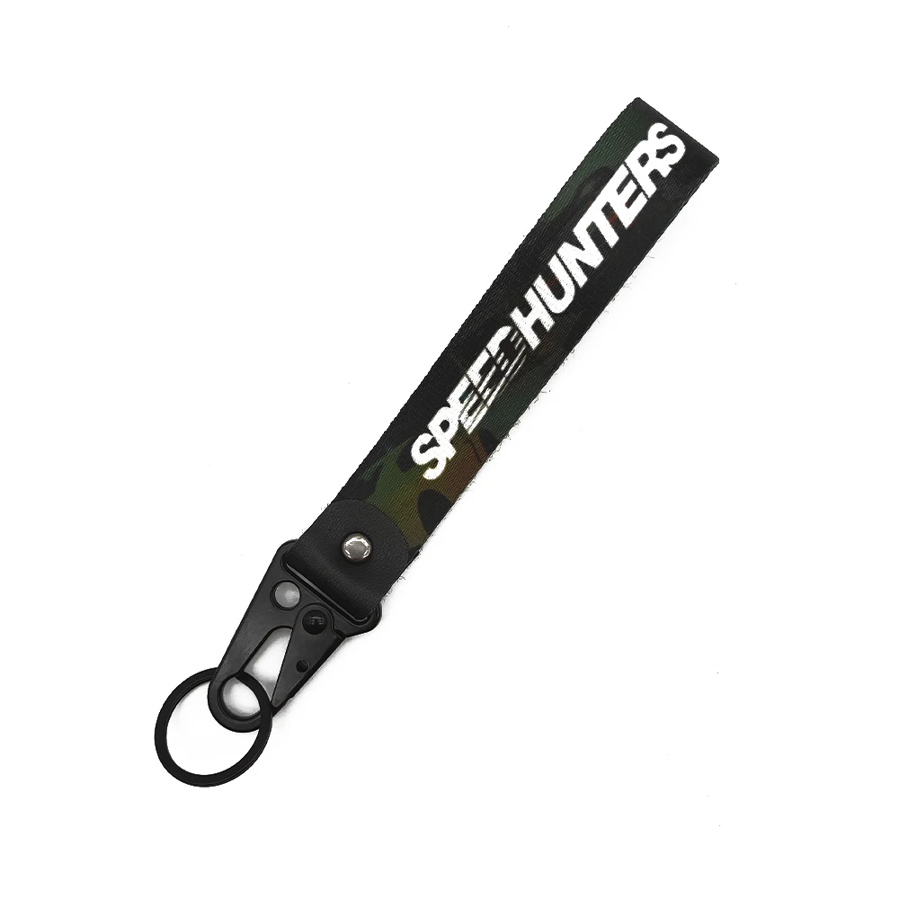 

Car Keychain For Speed Hunters Thermal Transfer Nylon Tuning Style Performance Decoration Wristband Lanyard Tags JDM Accessories