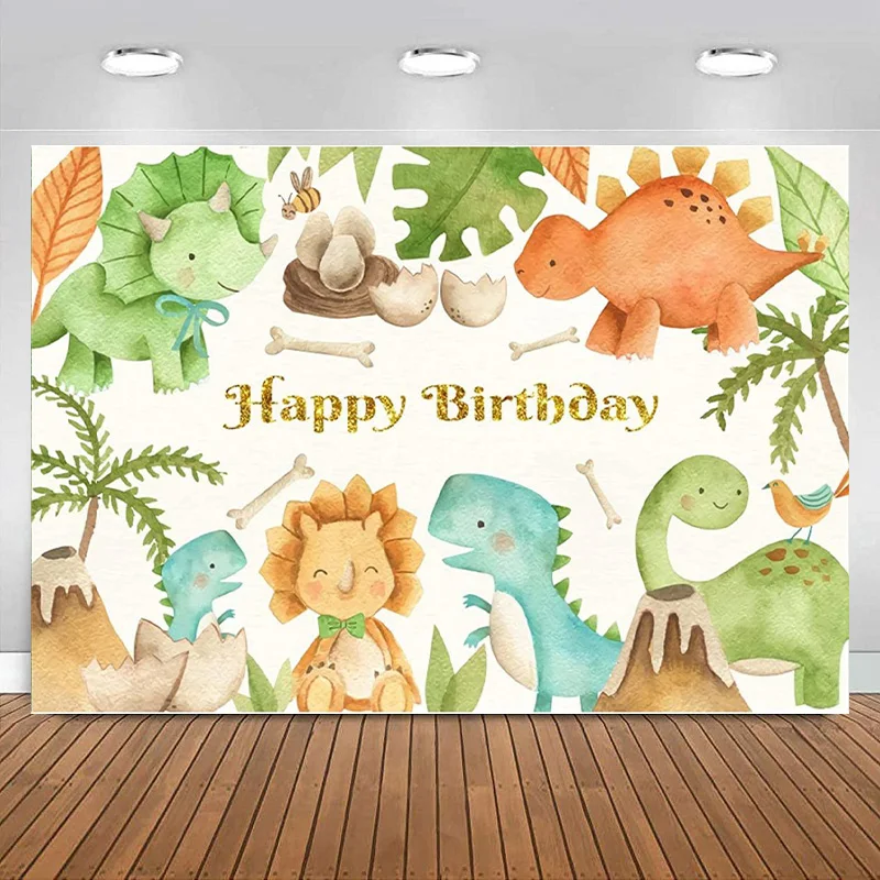 Cartoon Dinosaur Theme Happy Birthday Backdrop Forest Tropical Photography Background Party Baby Newborn Kids Banner Decoration
Cartoon Dinosaur Theme Happy Birthday Backdrop Forest Tropical Photography Background Party Baby Newborn Kids Banner Decoration