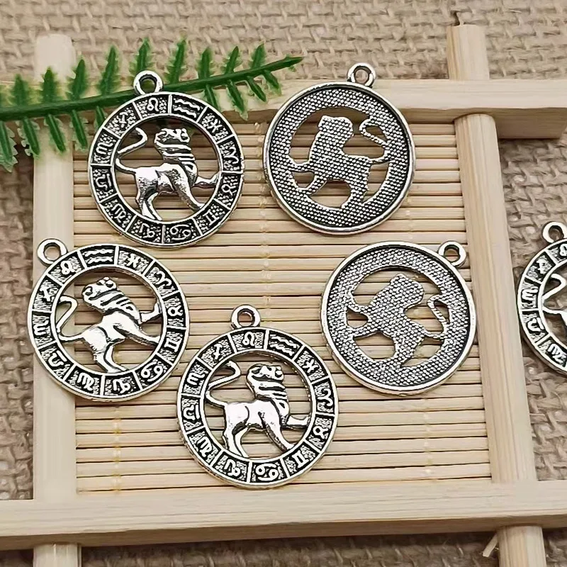 10pcs 24x21mm Zodiac Leo Antique Craft Pendants Vintage Tibetan Silver DIY Handmade Jewelry charms for jewelry making
10pcs 24x21mm Zodiac Leo Antique Craft Pendants Vintage Tibetan Silver DIY Handmade Jewelry charms for jewelry making