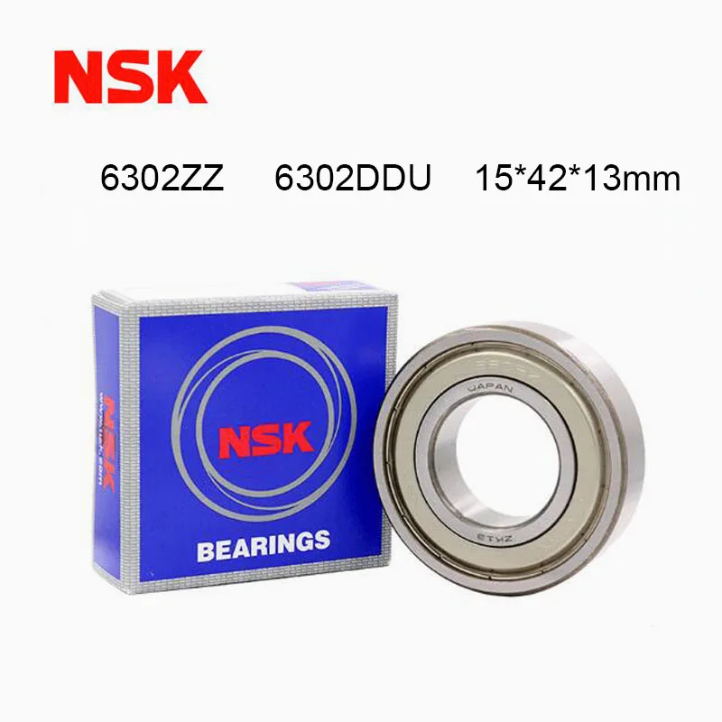 Japan NSK 5pcs/Lot 6302DDU 6302ZZ 6302RS ZZ RS RZ 2RZ Deep Groove Ball Bearings 15 x 42 x 13mm High Quality
Japan NSK 5pcs/Lot 6302DDU 6302ZZ 6302RS ZZ RS RZ 2RZ Deep Groove Ball Bearings 15 x 42 x 13mm High Quality