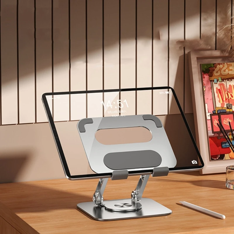 New Tablet PC Stand 360° Rotate Aluminum Foldable Cooling Bracket For Tablets
New Tablet PC Stand 360° Rotate Aluminum Foldable Cooling Bracket For Tablets