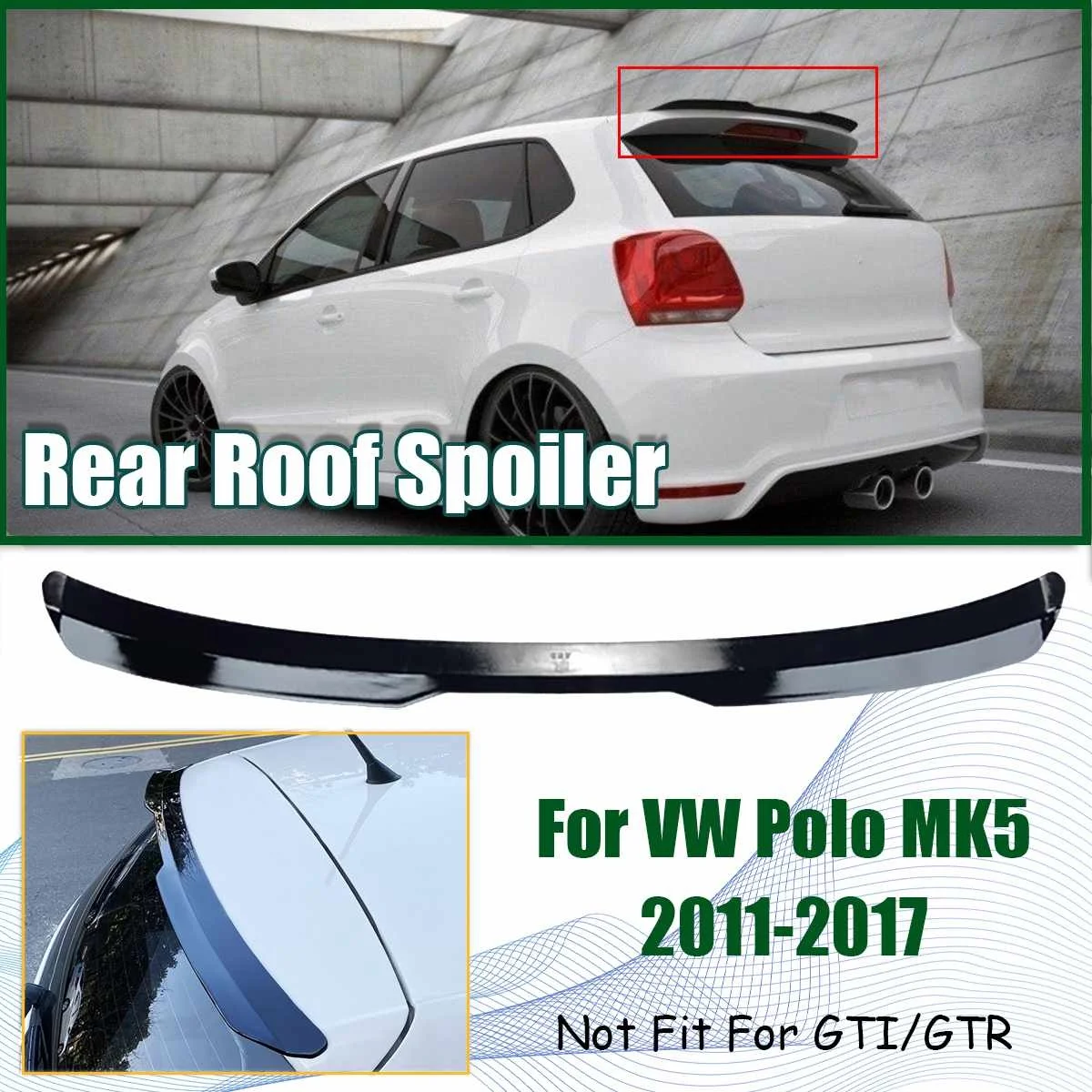 Car Rear Roof Spoiler Wing Boot Lip Wing Spoiler Extension For VW For Polo MK5 2011-2017 Rear Roof Spoiler Boot Lip Wing Spoiler
Car Rear Roof Spoiler Wing Boot Lip Wing Spoiler Extension For VW For Polo MK5 2011-2017 Rear Roof Spoiler Boot Lip Wing Spoiler