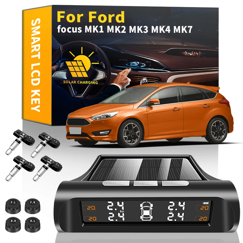 TPMS Car Tire Pressure Monitor System wireless Solar Power LCD Display Tire Pressure Sensors For Ford focus MK1 MK2 MK3 MK4 MK7
TPMS Car Tire Pressure Monitor System wireless Solar Power LCD Display Tire Pressure Sensors For Ford focus MK1 MK2 MK3 MK4 MK7