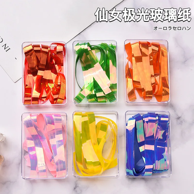 Broken Glass Foil Film Chrome Holographic Aurora for Nail Art Shattered Glass Nails 1 Box Laser Nail Art Transfer Foil Sticker
Broken Glass Foil Film Chrome Holographic Aurora for Nail Art Shattered Glass Nails 1 Box Laser Nail Art Transfer Foil Sticker