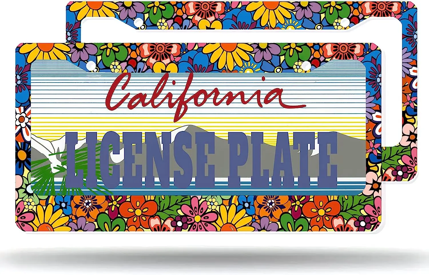 License Plate Frame Abstract Hippie Flowers License Plate Frames,Decorative Aluminum Car Tag Frames for Women Stainless Metal
License Plate Frame Abstract Hippie Flowers License Plate Frames,Decorative Aluminum Car Tag Frames for Women Stainless Metal