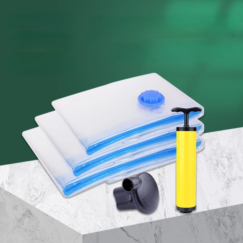 1PC Quilt Finishing Transparent Storage Bag Exhaust Travel Clothes Packaging Bags Vacuum Compression Storage Bag Resealable Bags
1PC Quilt Finishing Transparent Storage Bag Exhaust Travel Clothes Packaging Bags Vacuum Compression Storage Bag Resealable Bags