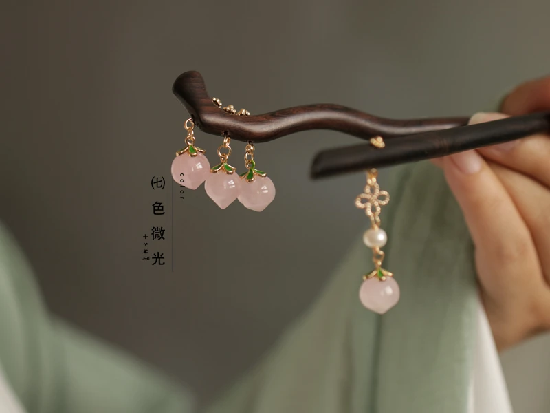 Lovely peach wood hairpin bun head national style cheongsam accessories earrings necklace bracelet hairpin headpiece female
Lovely peach wood hairpin bun head national style cheongsam accessories earrings necklace bracelet hairpin headpiece female