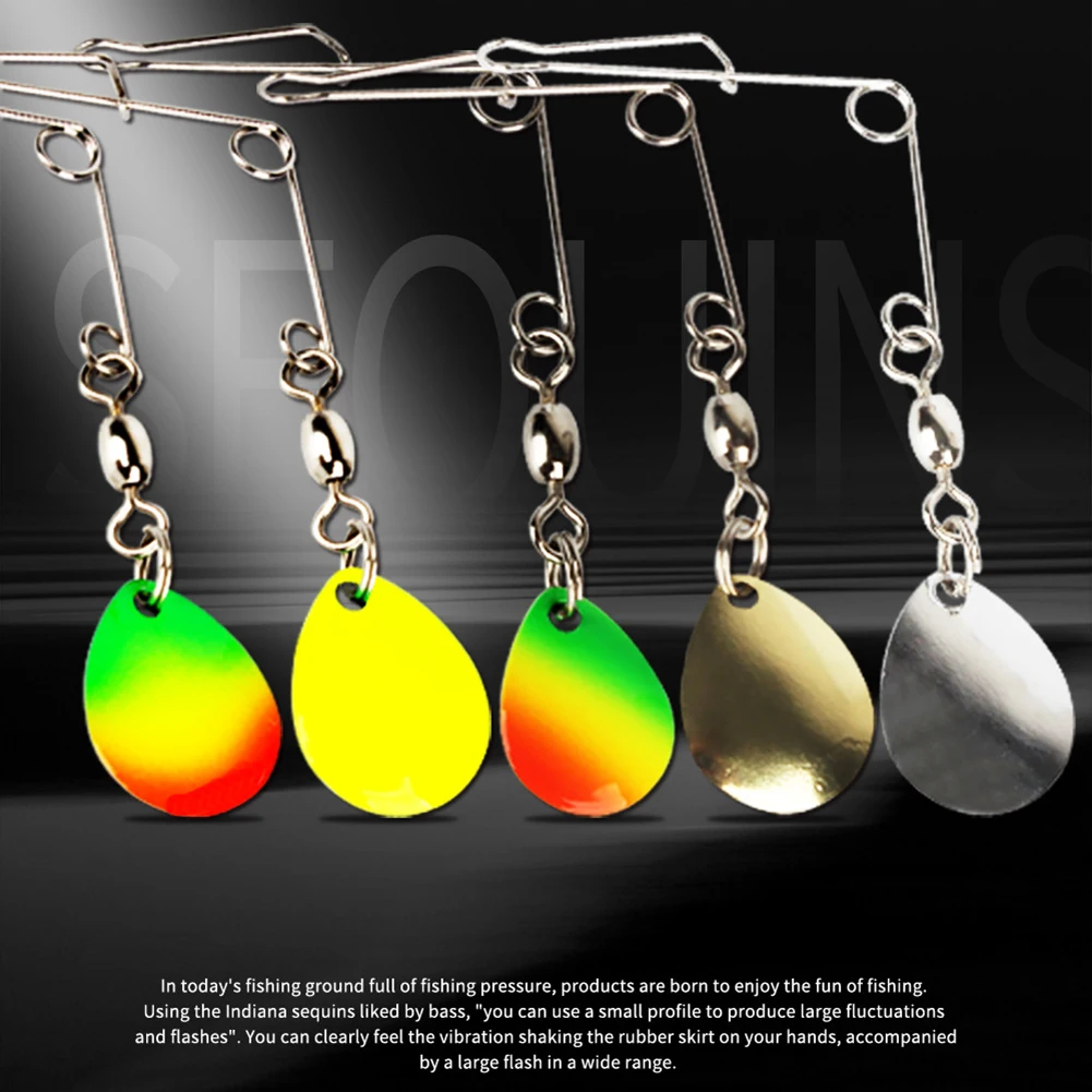 10 Rotating Composite Sequins Lure Connector Fake Bait Bass Perch Bait Fishing Equipments Accessories Fishing Tools
10 Rotating Composite Sequins Lure Connector Fake Bait Bass Perch Bait Fishing Equipments Accessories Fishing Tools