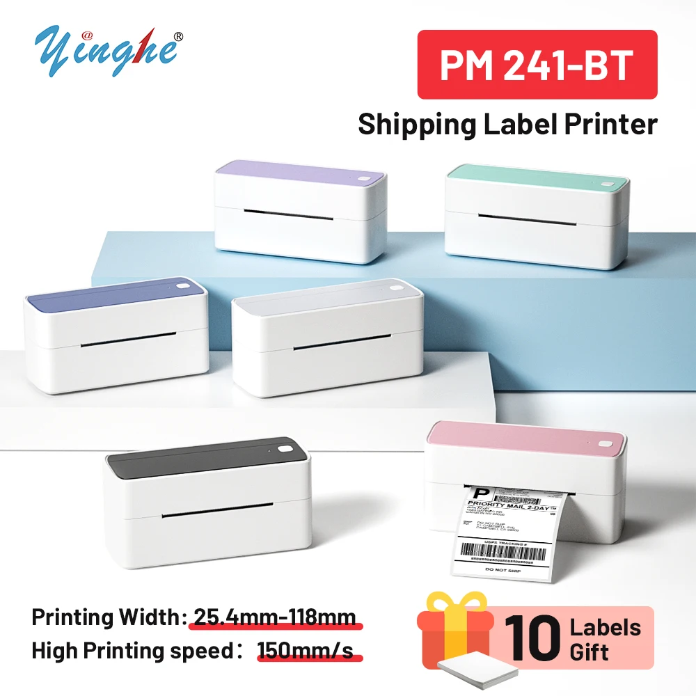 Thermal Label Printer 4x6 inch Universal Shipping Address Paper for Rollo, MUNBYN, Zebra, Fargo Printer 3.5x1.125 inch Labels
Thermal Label Printer 4x6 inch Universal Shipping Address Paper for Rollo, MUNBYN, Zebra, Fargo Printer 3.5x1.125 inch Labels
