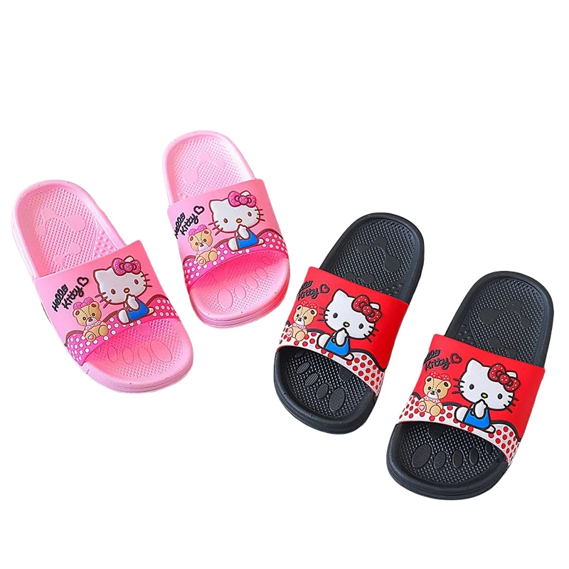 Cute Cartoon Children's Home Slippers Pink KT Cat non-slip baby slippers Summer slippers sandals for Girls slippers
Cute Cartoon Children's Home Slippers Pink KT Cat non-slip baby slippers Summer slippers sandals for Girls slippers